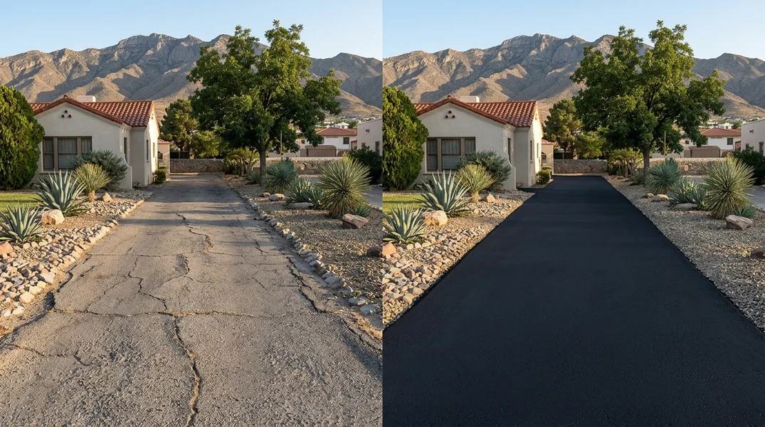 Result asphalt paving in El Paso - El Paso Asphalt Paving