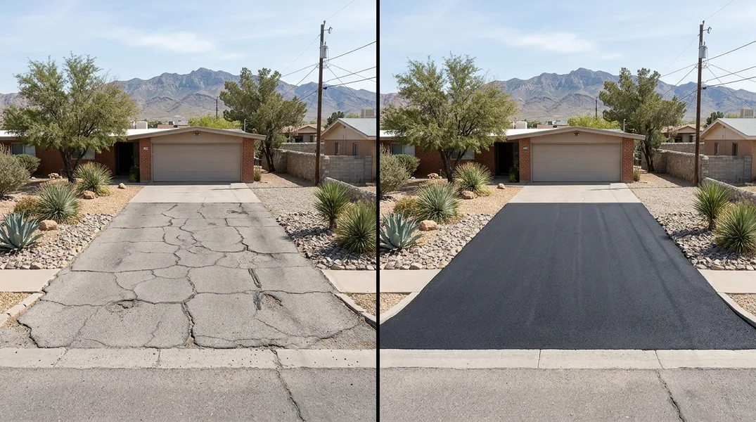Result asphalt paving in El Paso - El Paso Asphalt Paving