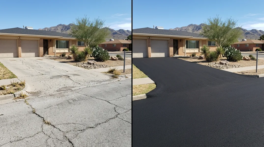 Result asphalt paving in El Paso - El Paso Asphalt Paving