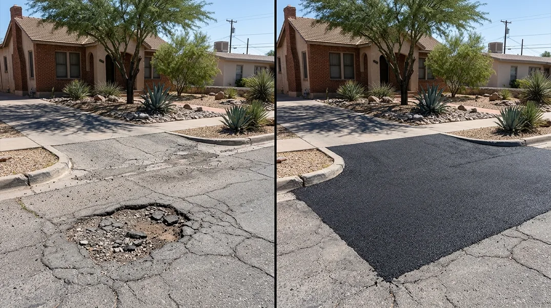 Result asphalt paving in El Paso - El Paso Asphalt Paving